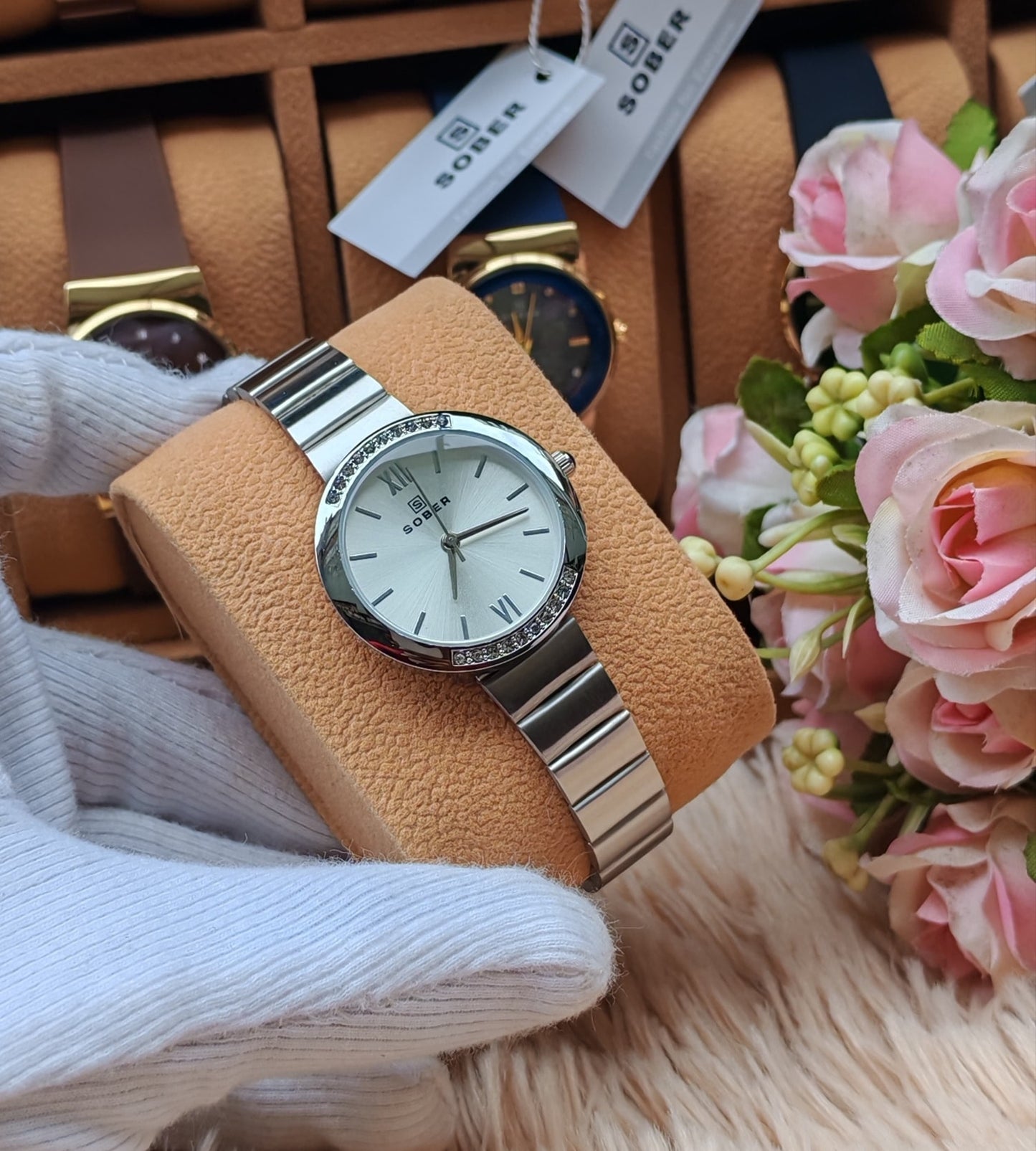 SOBER Ladies Premium Round Dial Bracelet Watch