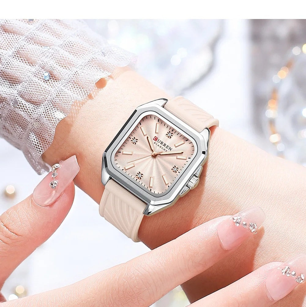Curren Ladies Premium Square Dial Watch