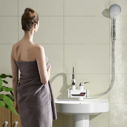 Hot Water Tap With Hand Shower