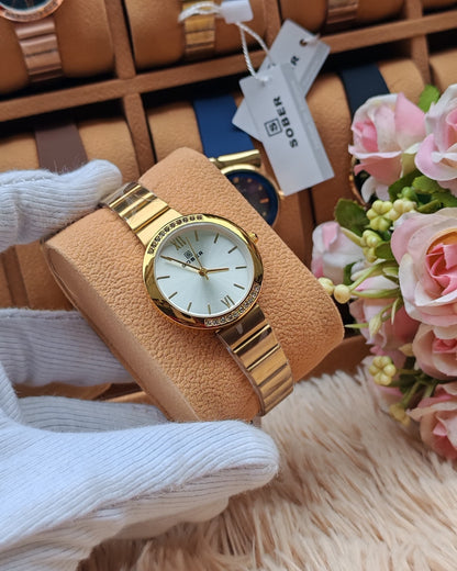 SOBER Ladies Premium Round Dial Bracelet Watch