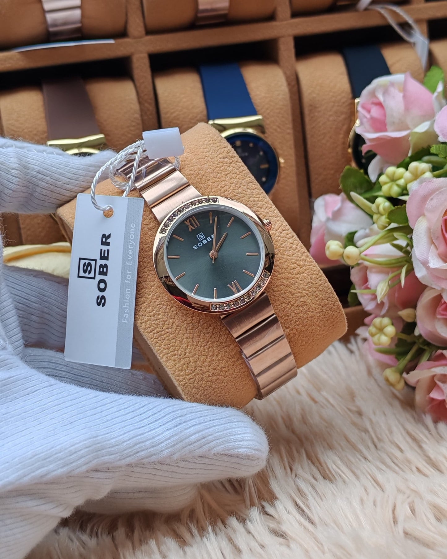 SOBER Ladies Premium Round Dial Bracelet Watch