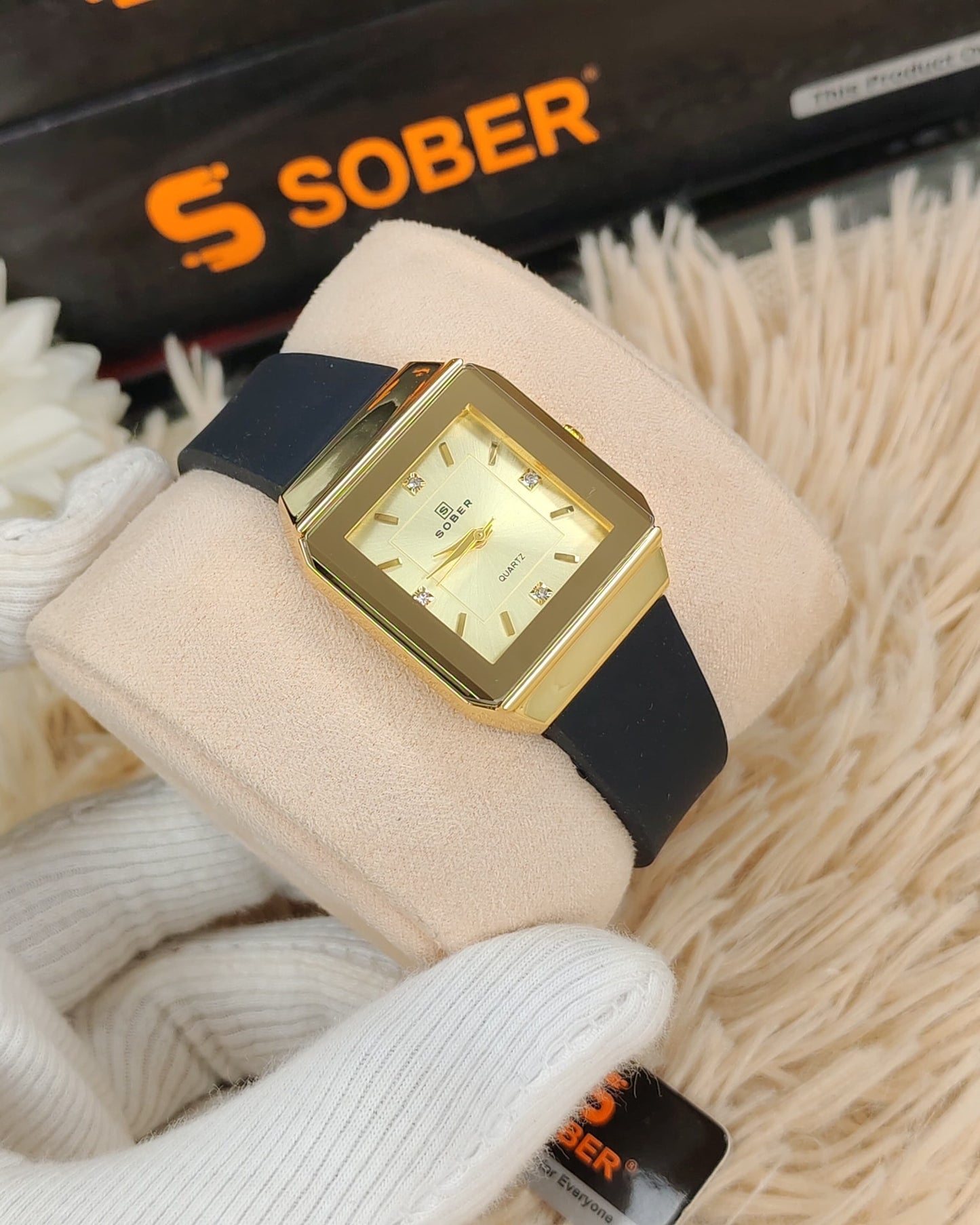 SOBER Ladies Premium Rectangle Dial Watch