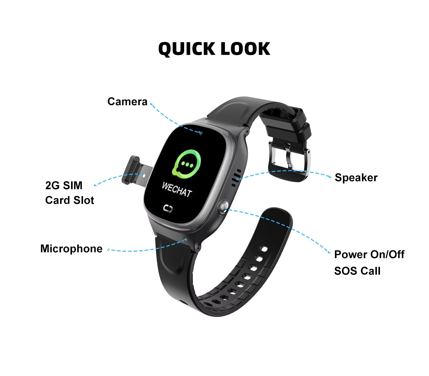 TD45 Kids Smart Watch